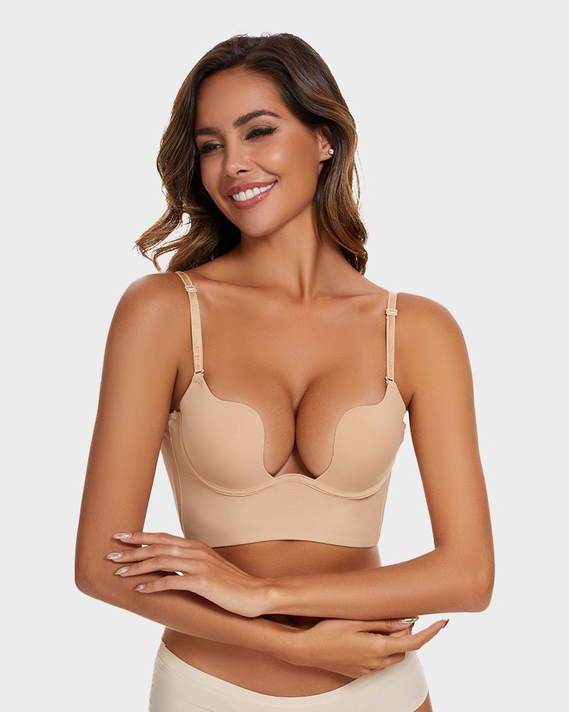 Low Cut U - Shaped Backless Bra - Komfortfit Bra