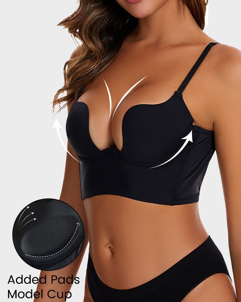 Low Cut U - Shaped Backless Bra - Komfortfit Bra