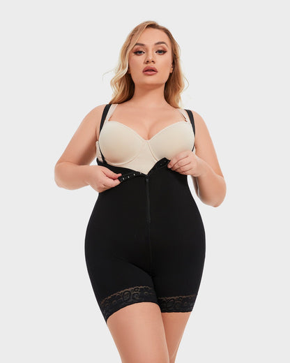 Open Bust Tummy Control Body Shaper - Komfortfit Bra
