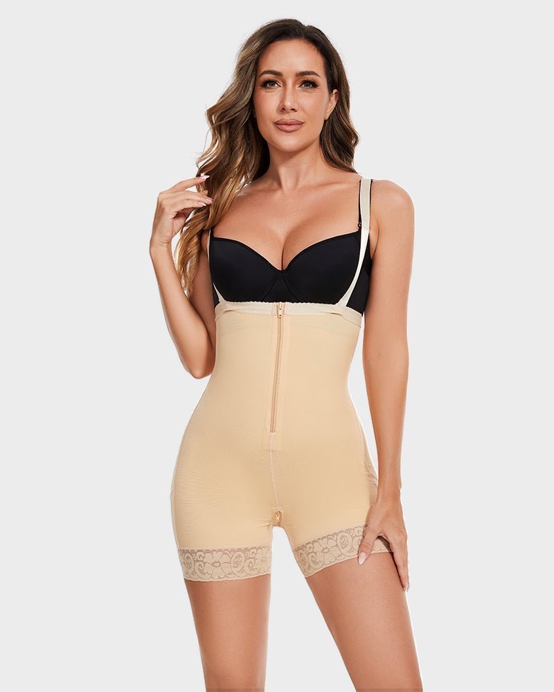 Open Bust Tummy Control Body Shaper - Komfortfit Bra