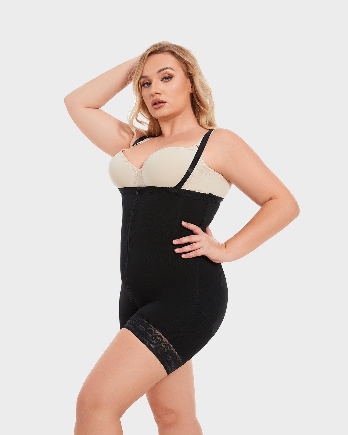 Open Bust Tummy Control Body Shaper - Komfortfit Bra
