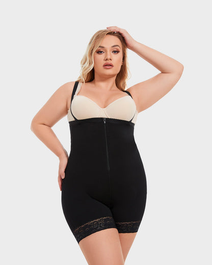 Open Bust Tummy Control Body Shaper - Komfortfit Bra