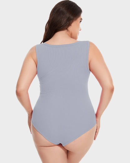 Sleeveless Tummy Control Tank Tops Bodysuits - Komfortfit Bra