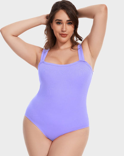 Sleeveless Tummy Control Tank Tops Bodysuits - Komfortfit Bra