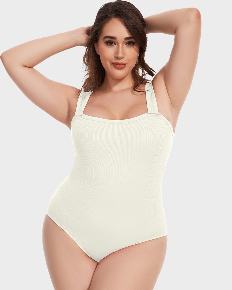 Sleeveless Tummy Control Tank Tops Bodysuits - Komfortfit Bra
