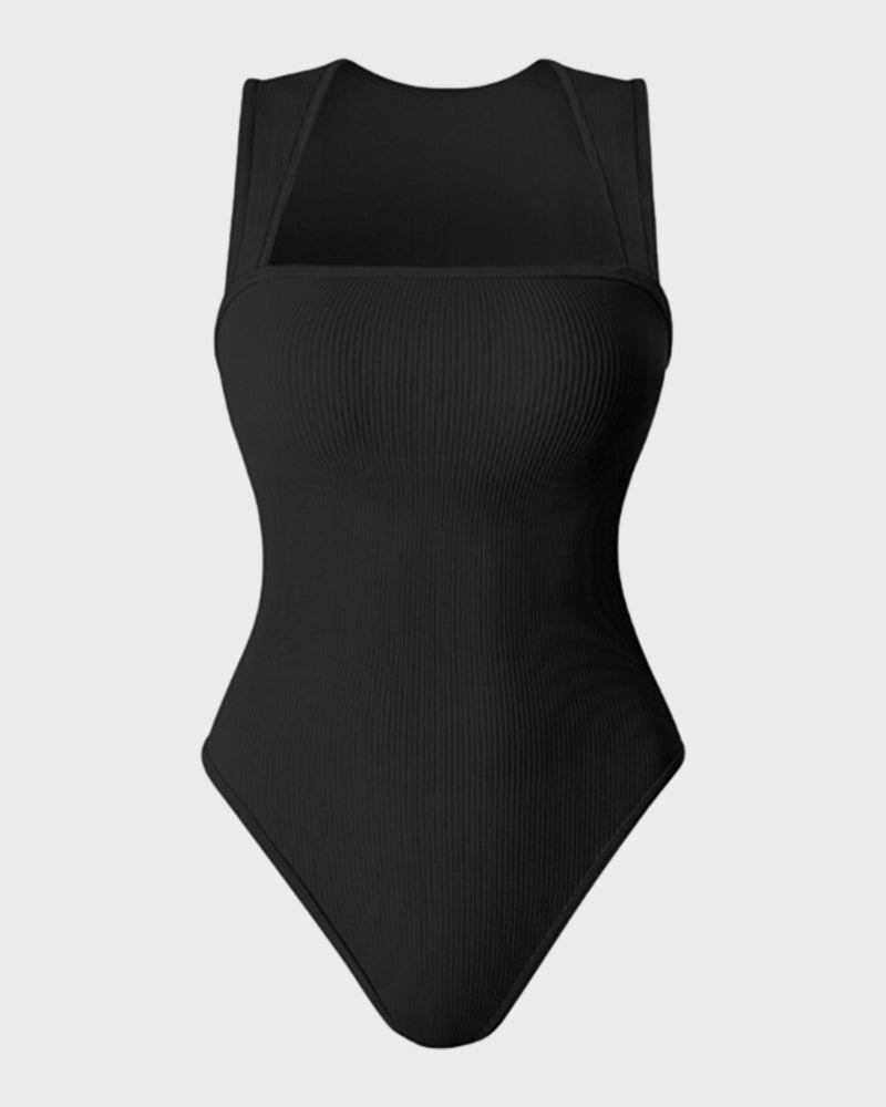 Sleeveless Tummy Control Tank Tops Bodysuits - Komfortfit Bra