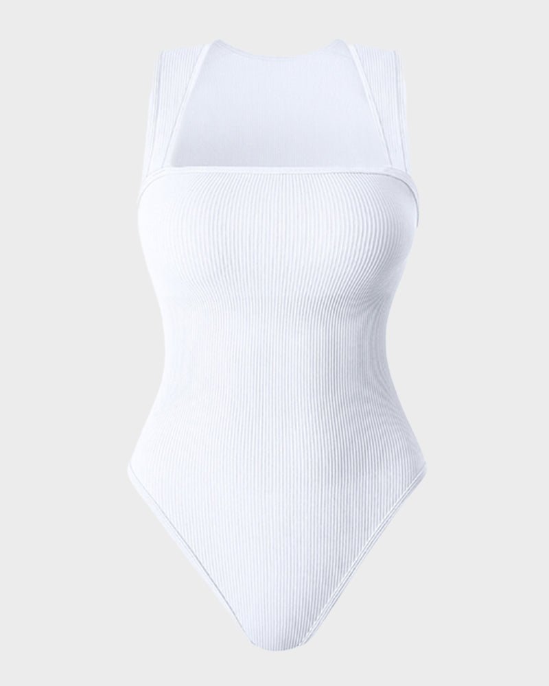 Sleeveless Tummy Control Tank Tops Bodysuits - Komfortfit Bra