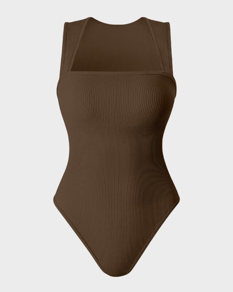 Sleeveless Tummy Control Tank Tops Bodysuits - Komfortfit Bra
