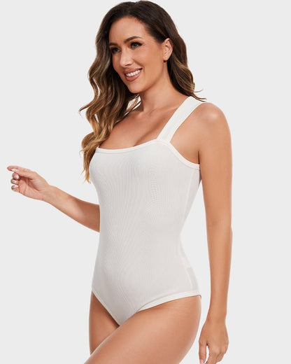 Sleeveless Tummy Control Tank Tops Bodysuits - Komfortfit Bra