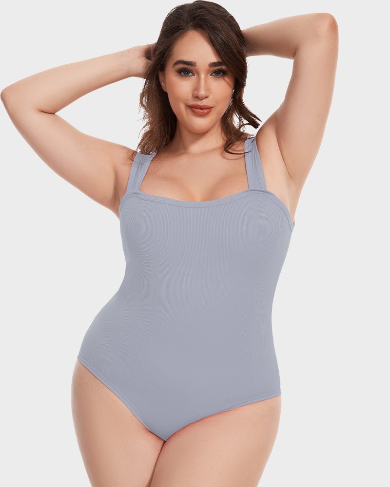 Sleeveless Tummy Control Tank Tops Bodysuits - Komfortfit Bra