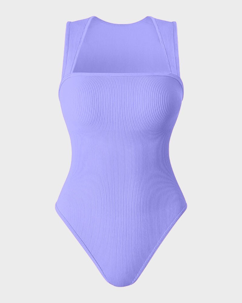 Sleeveless Tummy Control Tank Tops Bodysuits - Komfortfit Bra