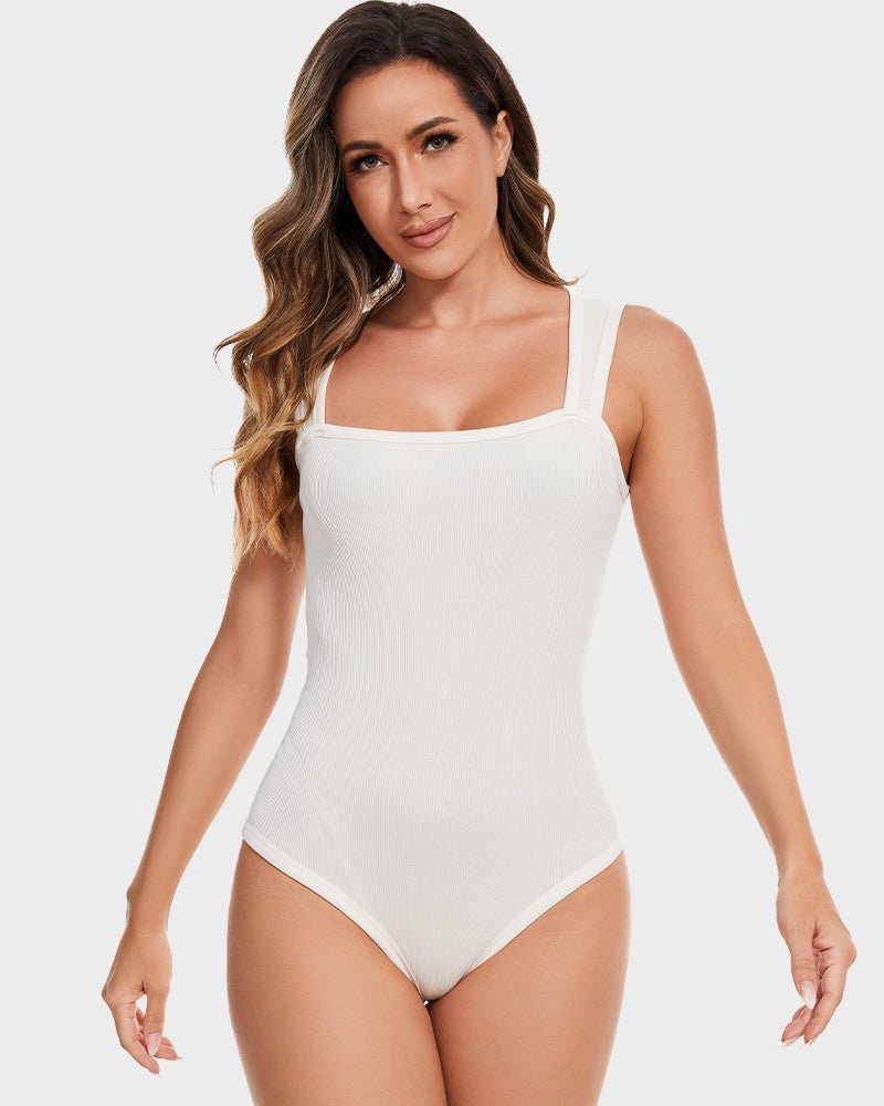 Sleeveless Tummy Control Tank Tops Bodysuits - Komfortfit Bra