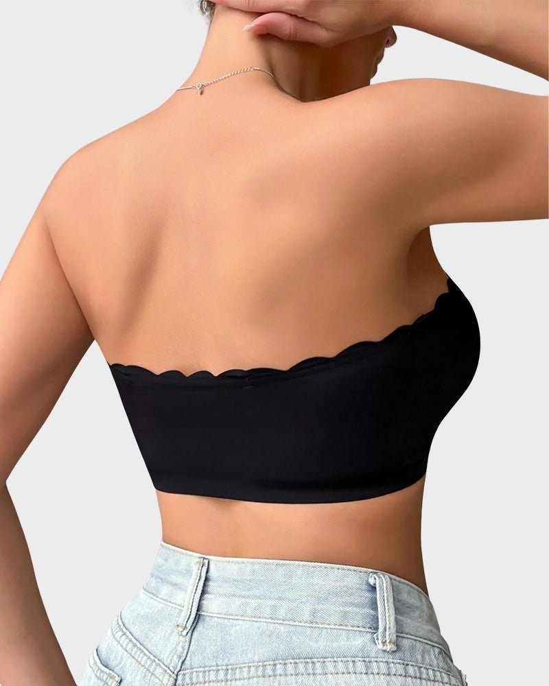 Strapless Front Closure Leopard Print Bra - Komfortfit Bra