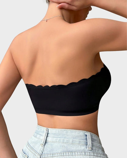 Strapless Front Closure Leopard Print Bra - Komfortfit Bra