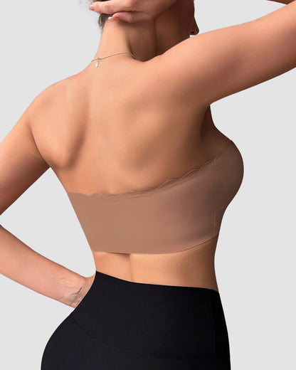 Strapless Front Closure Leopard Print Bra - Komfortfit Bra