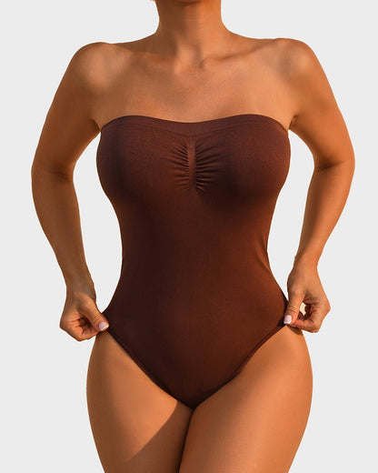 Strapless Tummy Control Sculpting Bodysuit - Komfortfit Bra