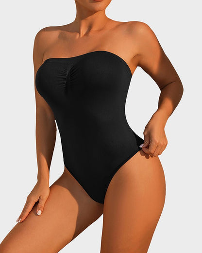 Strapless Tummy Control Sculpting Bodysuit - Komfortfit Bra